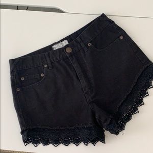 Free People lace shorts